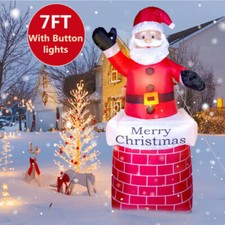 7Ft Inflatable Christmas Santa