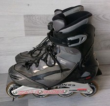 Salomon Mens Inline Skates DR110 Uk Size 11 Optima 5 Alu 78mm Wheels Black Grey