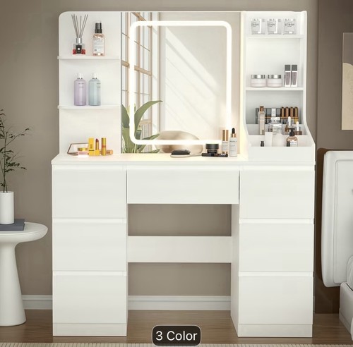 Large led dressing table - dressing,