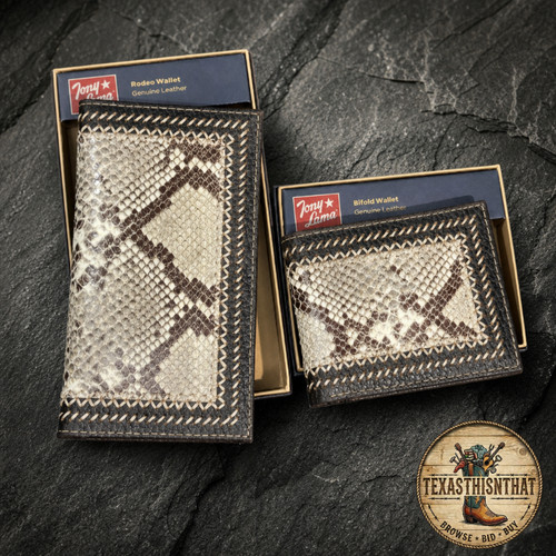 New tony lama men wallets - new,