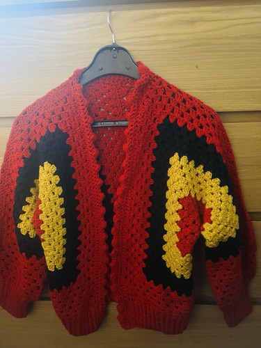 Handmade crochet granny square