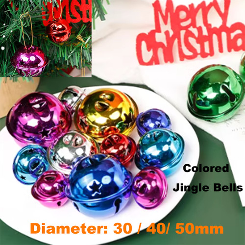 50mm metal jingle bells - 30/40/50mm,