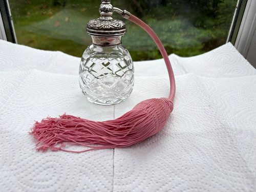 Cut glass perfume - cut, atomiser