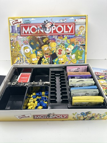 The simpsons monopoly board - the,