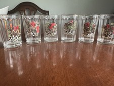 Set Of 6 Shot Faceted Glasses