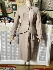 Vintage 1940s 1950s Wool Suit