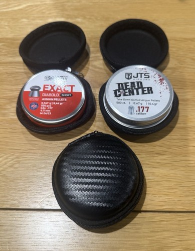 New pellet tin zip - tin, up