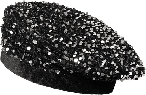 Women bling beret hats sparkly - bling,