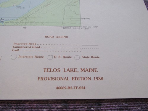 Telos lake maine 1988 - telos,