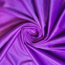 Faux Plain Suede Suedette Non