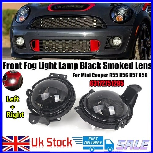 Black smoked lens front - 2x,