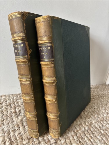 Punch magazine 1914 bound - magazine,