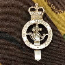 Original British Staybrite Army Cap - Sherwood Rangers Yeomanry