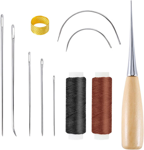 11pcs leather sewing kit - leather,