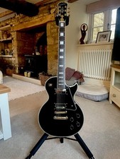Epiphone Les Paul Custom 50th Anniversary Edition 2002 - Ebony WITH HISCOX CASE