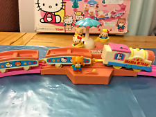 Tomy, Very Rare, Hello Kitty Train Set with working Kitty carousel, from 1999