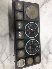 92 Bayliner Avanti 3355 Sunbridge Boat dash panel board gauges speedometer