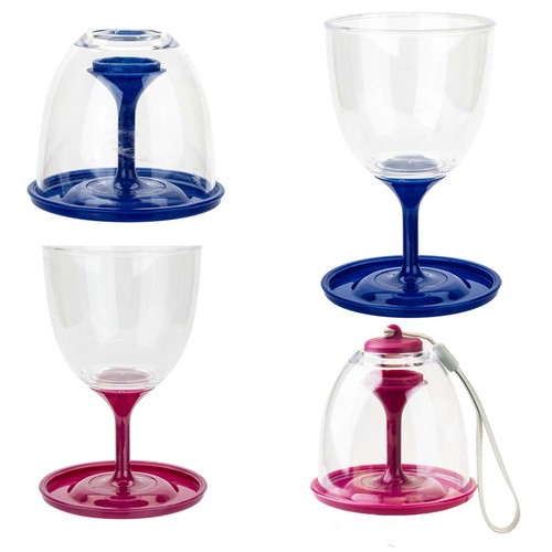 Collapsible wine glasses pack - wine,