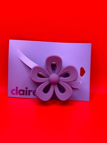 Claire purple flower - purple, hair