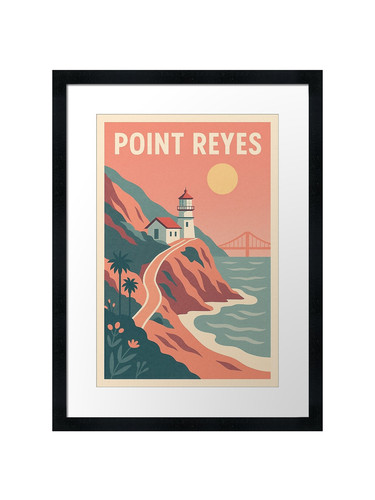 Point reyes framed wall - point,