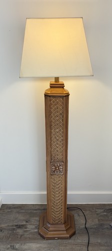 Vintage art deco bamboo floor - art,