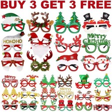 Christmas Novelty Glasses Eyeglasses Xmas Party Costume Fancy Dress Decor NEW