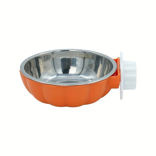 Pumpkin pet food water bowl - pet,