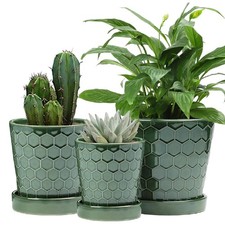 Ceramic Plant Pots,4+5+6 Inch
