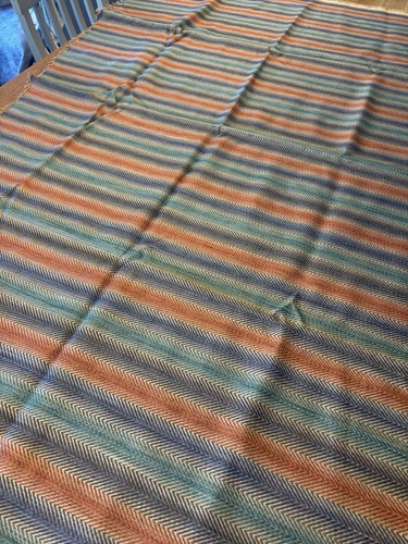 Mulberry offcut shepton stripe - mulberry,
