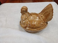 vintage ceramic hen chicken