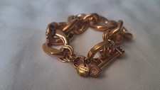 Juicy Couture Toggle Bracelet With Thick Chain And Charm