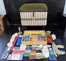 Retro Vintage Sewing Box Stool