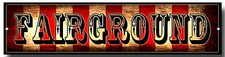 FAIRGROUND METAL SIGN,VINTAGE
