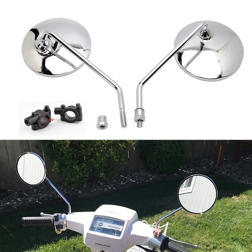 Round motorcycle mirrors - round,