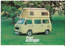 Fiat 900T Citivan Amigo Motor Caravan 1977-1978 UK Market Sales Brochure