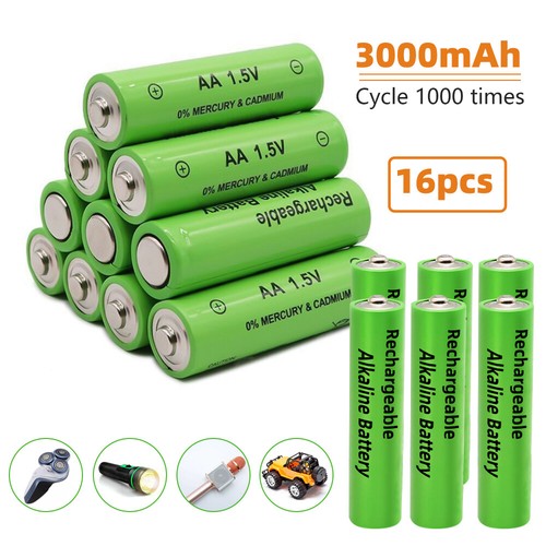 16x aaa rechargeable - 1.5v,