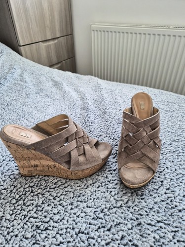 Ugg wedge sandals size - size, tan
