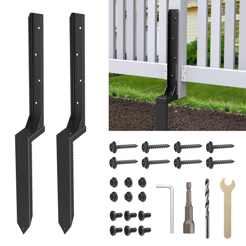 Fence post repair - repair, 2