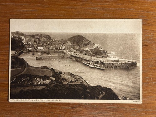 Antique postcard ilfracombe - postcard,