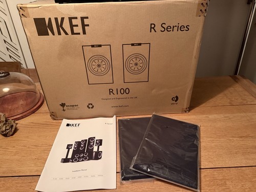 Kef r100 black standmount - r100,