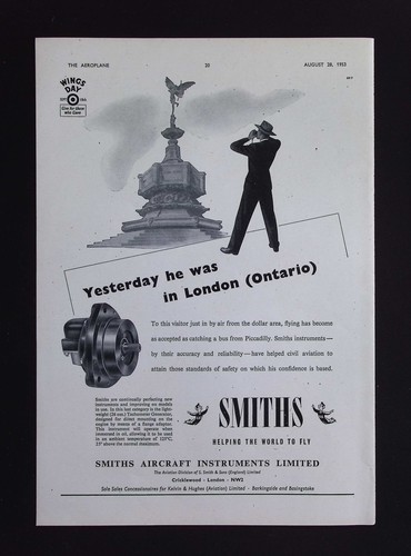 Original 1953 advert smiths - original,