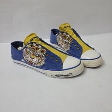 Vintage Grunge Y2K Tiger Blue