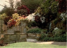 Cascade Rockery, Hever Castle and Gardens, Edenbridge, Kent, BERIC Postcard
