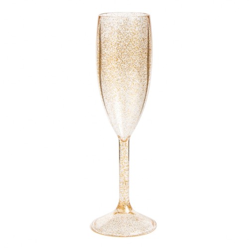 Clear glitter gold - gold, champagne