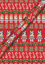 2 X Wrapping Paper Bluey Kids