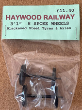 O GAUGE  3' 1"  SPOKED WHEELS