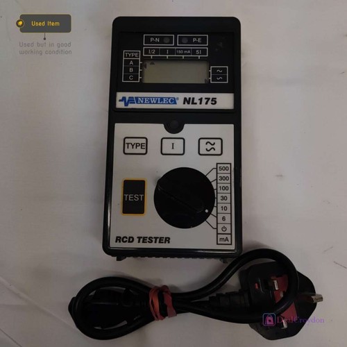 Newlec nl175 rcd tester - newlec,