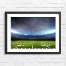 Football Field Night Game