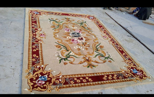 New hand tufted floral wool - hand-tufted,