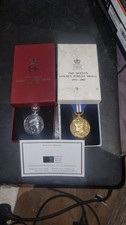 The Queen's Golden Jubilee Medal 1952-2002 Original AND Diamond Jubilee